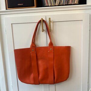 Clare V Red/Orange La Tropezienne 5” strap